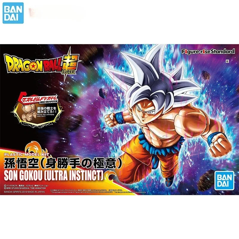 Bandai Original Genuine Dragon Ball Model Kit Figure-rise Standard Son Gokou Ultra Instinct Collection Action Figure Model Toys
Bandai Original Genuine Dragon Ball Model Kit Figure-rise Standard Son Gokou Ultra Instinct Collection Action Figure Model Toys