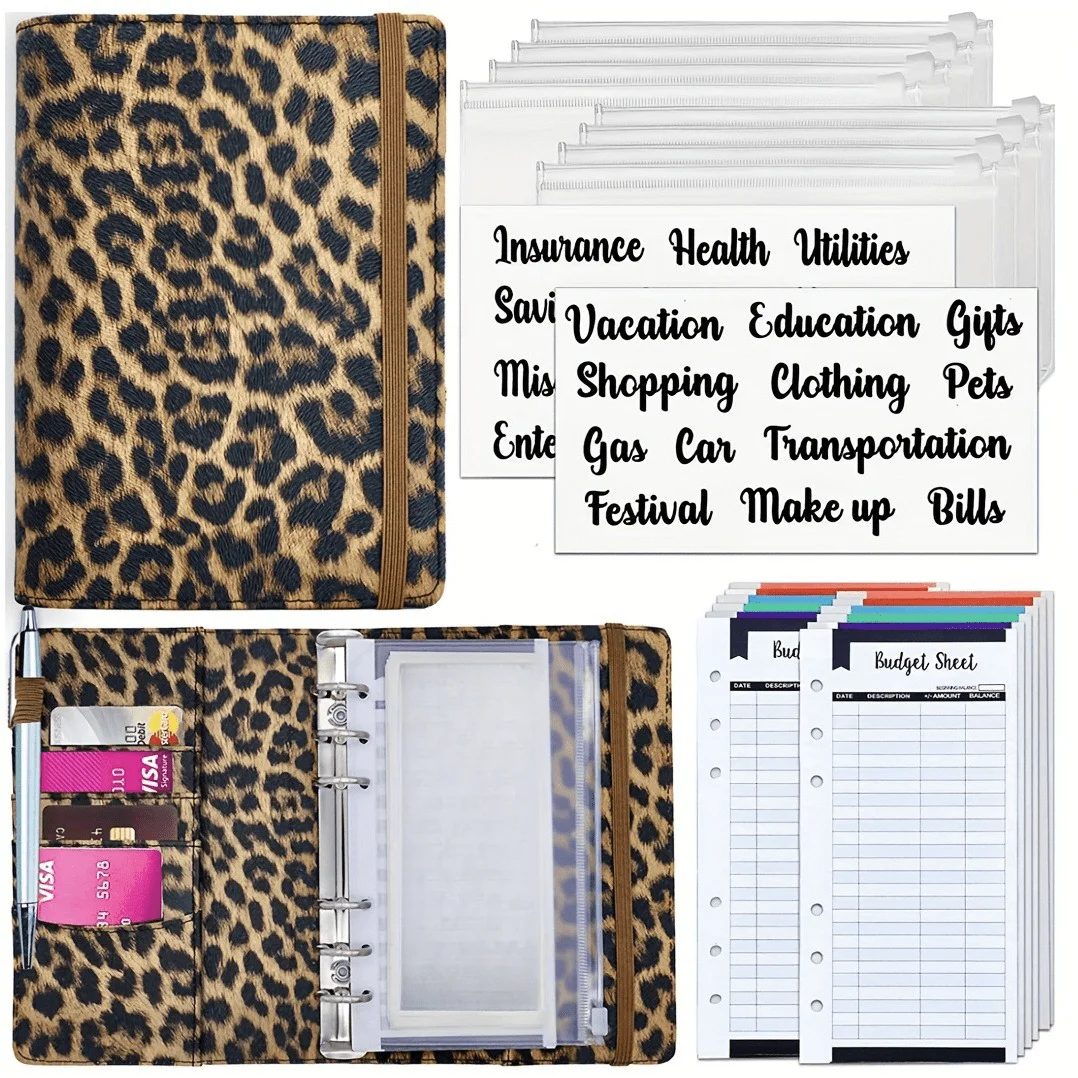 A6 Zippered Envelope Budget Planner – Cash System, Spending Tracker & Savings Challenge
A6 Zippered Envelope Budget Planner – Cash System, Spending Tracker & Savings Challenge