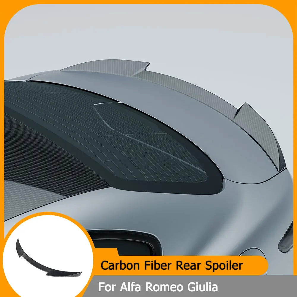Carbon Fiber Car Rear Trunk Spoiler for Alfa Romeo Giulia Sedan 4-Door 2016-2025 Racing Tail Boot Lid Wing Lip Spoiler
Carbon Fiber Car Rear Trunk Spoiler for Alfa Romeo Giulia Sedan 4-Door 2016-2025 Racing Tail Boot Lid Wing Lip Spoiler