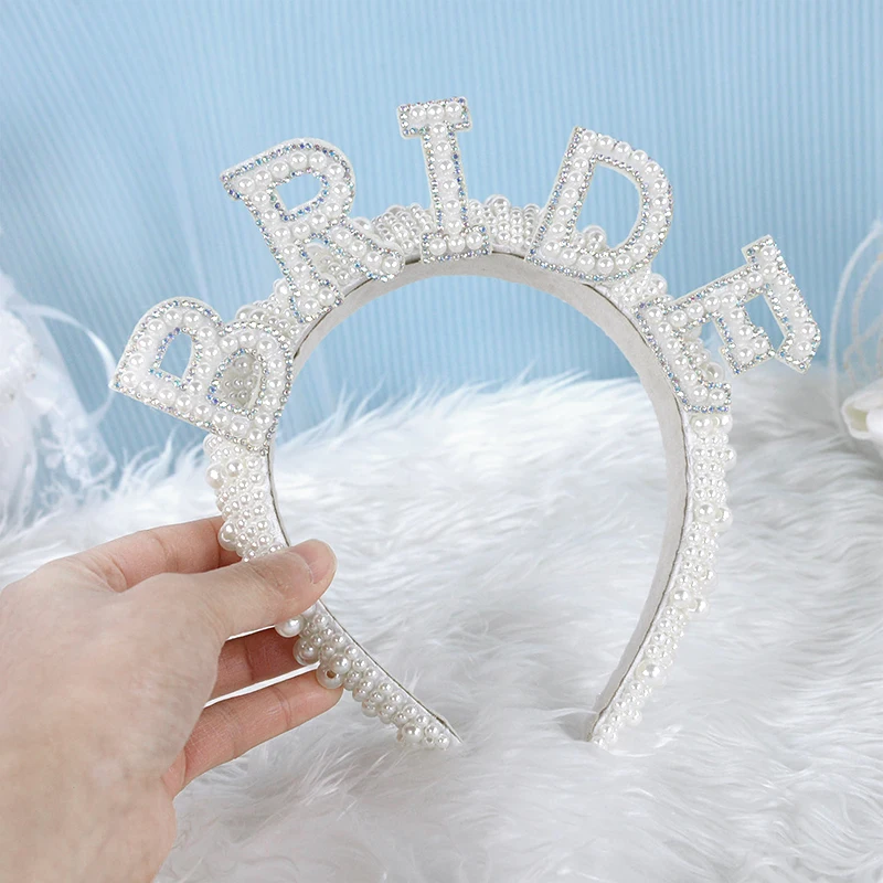 Bride To Be Pearl Crown Headband Bachelorette Hen Party Bridal Shower Wedding Engagement Decoration Supplies
Bride To Be Pearl Crown Headband Bachelorette Hen Party Bridal Shower Wedding Engagement Decoration Supplies