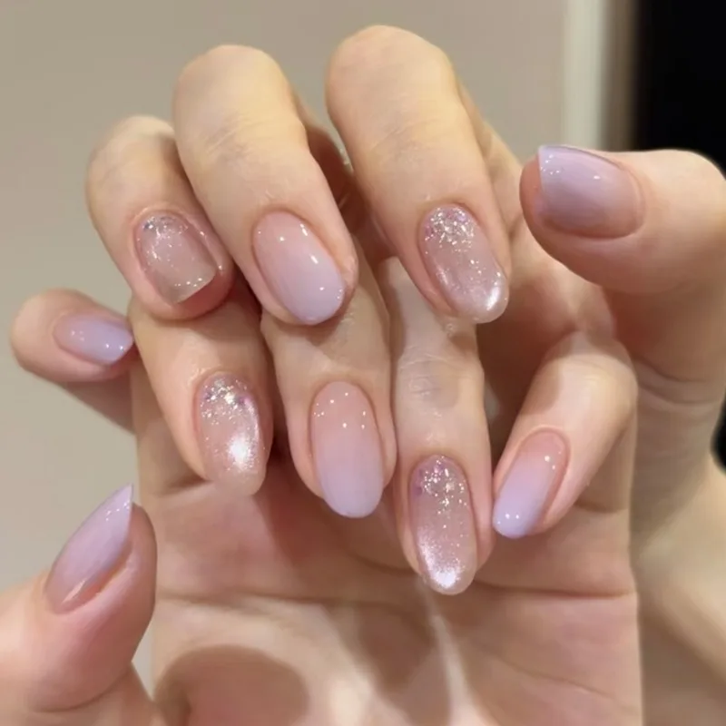24pcs Cat's Eye Nail Tips Summer Purple Acrylic Press on Nails Ready-to-apply Nails Women's False Nails Self-nail Removable 2026
24pcs Cat's Eye Nail Tips Summer Purple Acrylic Press on Nails Ready-to-apply Nails Women's False Nails Self-nail Removable 2026