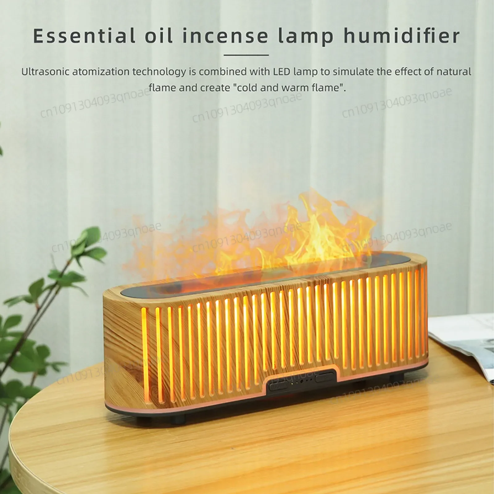 Flame Diffuser Light Wood Grain 7 Colors Ambient Light Ultra Sound Technology Super Silent Flame Aroma Diffuser 200ml for Home
Flame Diffuser Light Wood Grain 7 Colors Ambient Light Ultra Sound Technology Super Silent Flame Aroma Diffuser 200ml for Home