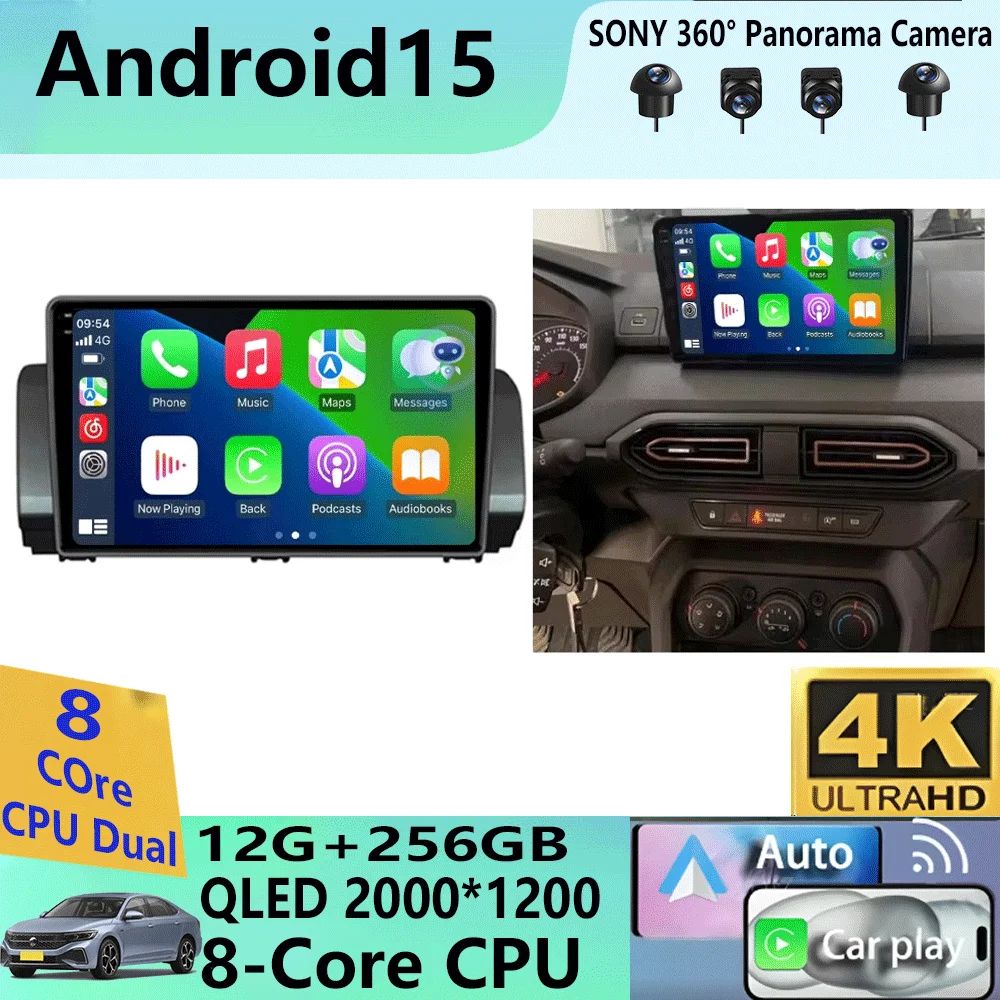 Android 15 Carplay Auto WIFI+4G For Renault Sandero 2021-2023 Car Radio Multimedia GPS Video Player Stereo 2din Head Unit Audio
Android 15 Carplay Auto WIFI+4G For Renault Sandero 2021-2023 Car Radio Multimedia GPS Video Player Stereo 2din Head Unit Audio