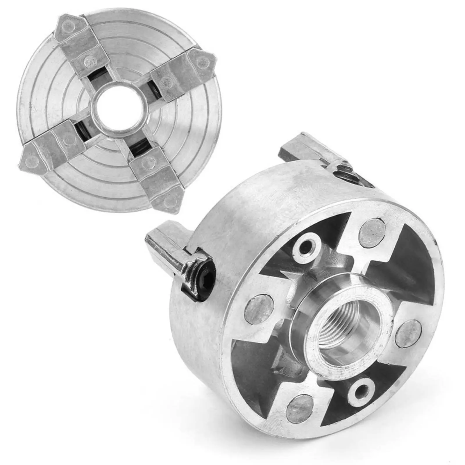 4-Jaw Independent Chuck Zinc Alloy Mini Lathe Chuck Machine Tool Accessory High Precision Strong Clamping Force
4-Jaw Independent Chuck Zinc Alloy Mini Lathe Chuck Machine Tool Accessory High Precision Strong Clamping Force