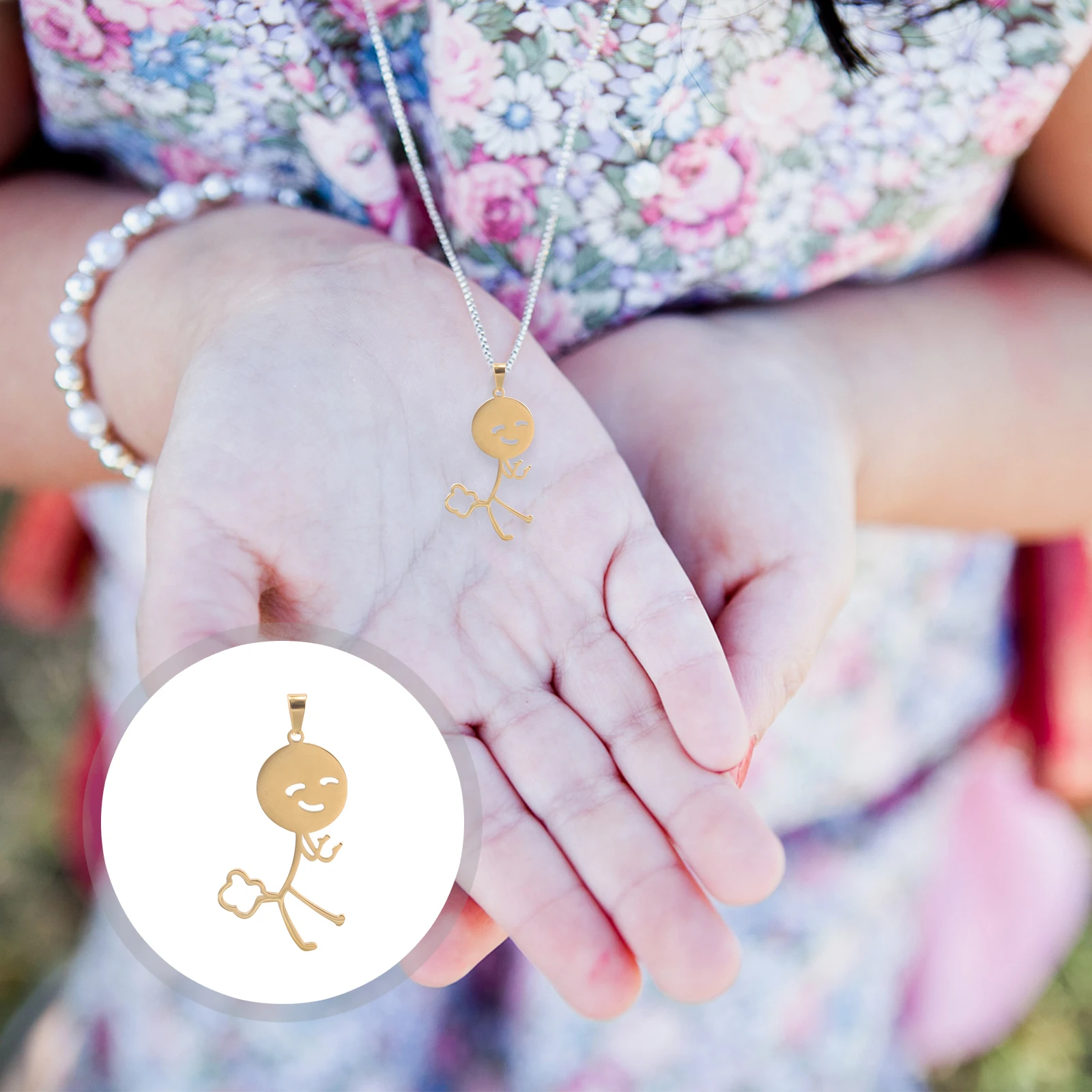 5pcs Funny Little Man Pendant DIY Jewelry Making Figure Charms Stainless Steel Gold Color Necklace Bracelet Accessories
5pcs Funny Little Man Pendant DIY Jewelry Making Figure Charms Stainless Steel Gold Color Necklace Bracelet Accessories