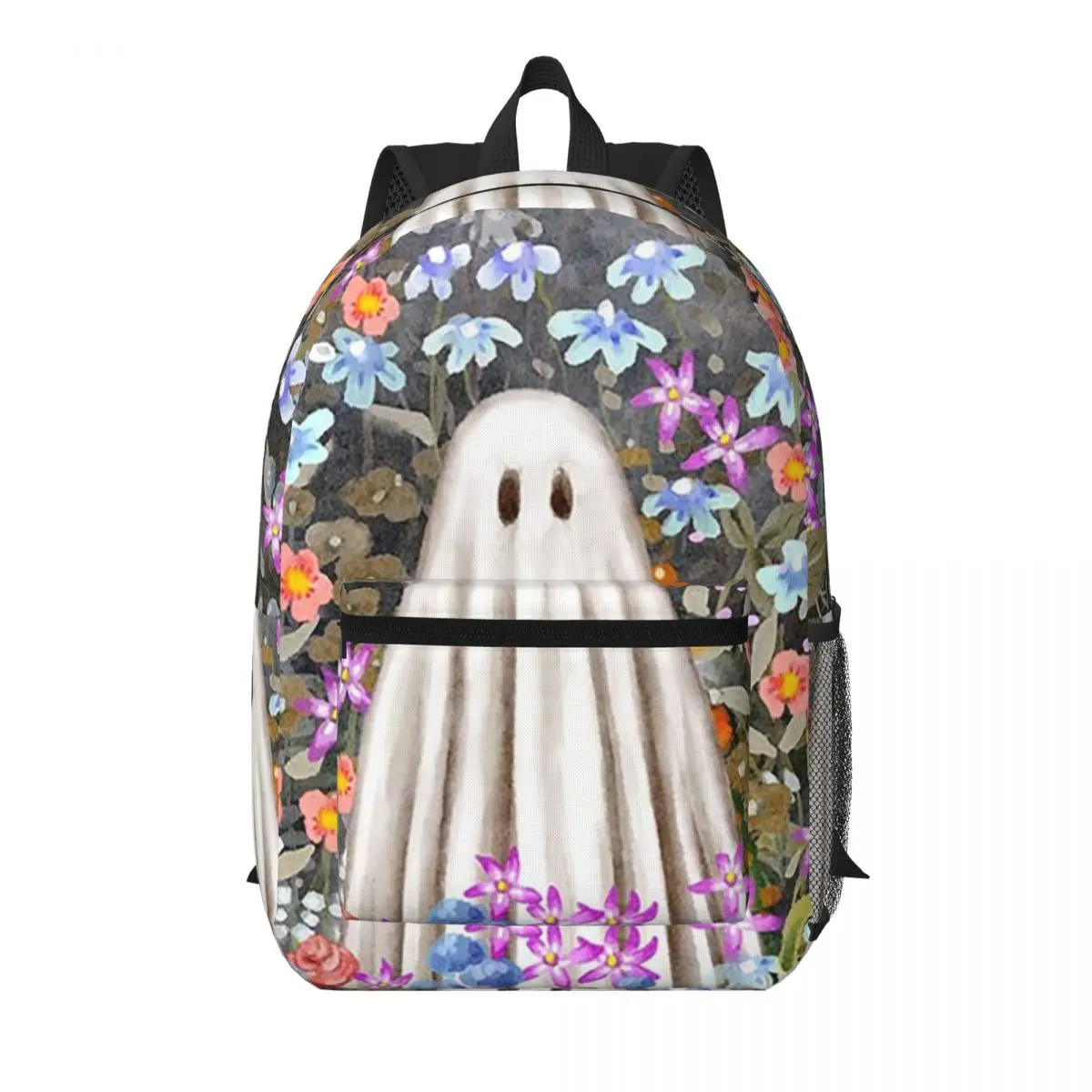 Cute Ghost Surrounded By Wild Flowers Student Backpack School Bag Hiking Travel Daypack for Men Women Bookbag Shoulder Bags
Cute Ghost Surrounded By Wild Flowers Student Backpack School Bag Hiking Travel Daypack for Men Women Bookbag Shoulder Bags
