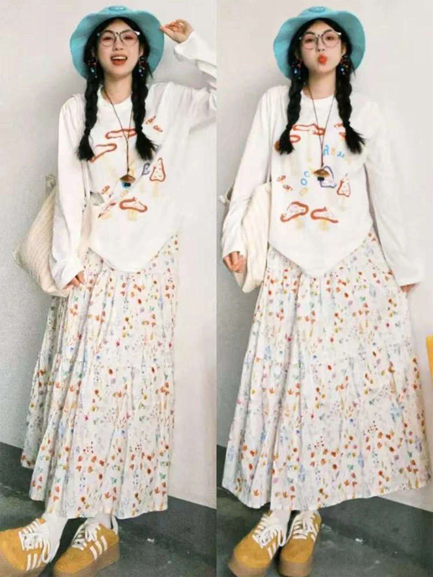 Весенняя юбка миди А-силуэта с цветочным принтом для женщин больших размеров, с высокой талией, многоярусная, модная, для девочек, весна-осень
Весенняя юбка миди А-силуэта с цветочным принтом для женщин больших размеров, с высокой талией, многоярусная, модная, для девочек, весна-осень