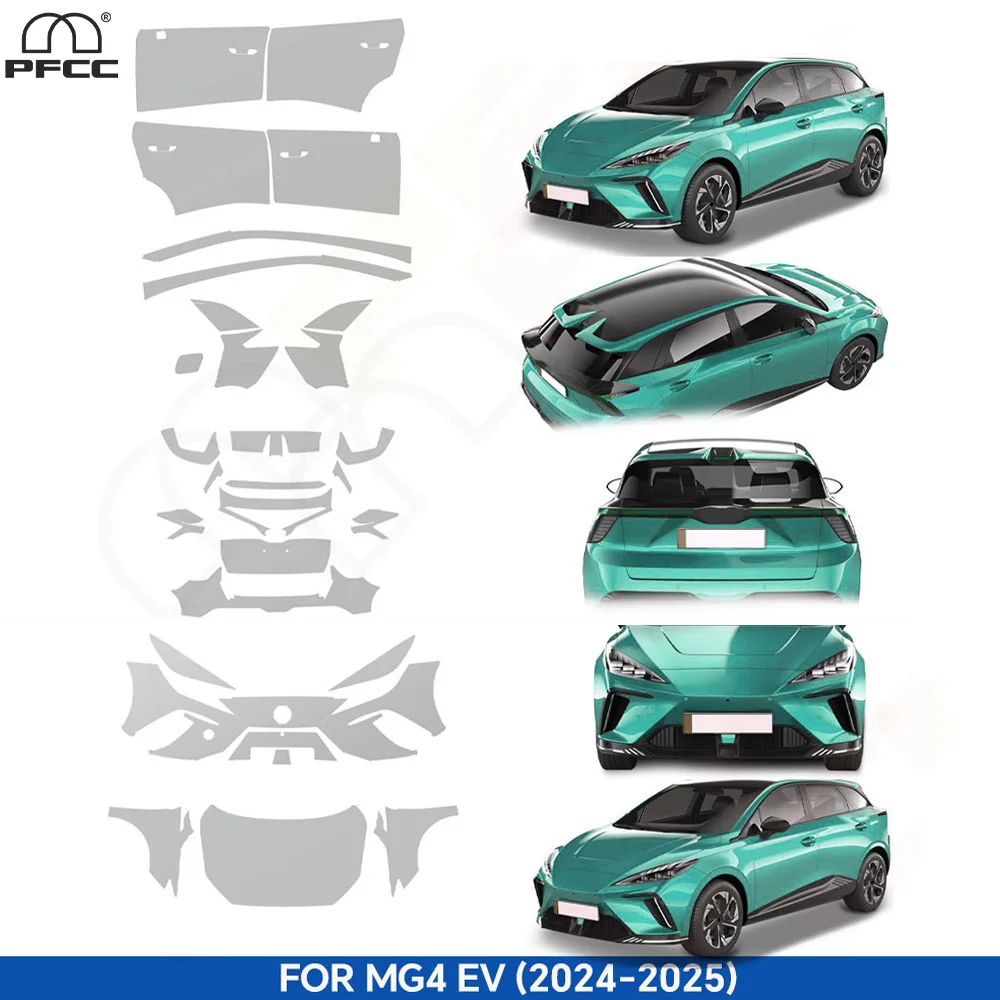 For MG4 EV 2024 2025 TPU Paint Protection Film Pre-cut PPF Car Body Clear Bra Anti-Scratch Resistant Decal Kit Car Accessories
For MG4 EV 2024 2025 TPU Paint Protection Film Pre-cut PPF Car Body Clear Bra Anti-Scratch Resistant Decal Kit Car Accessories