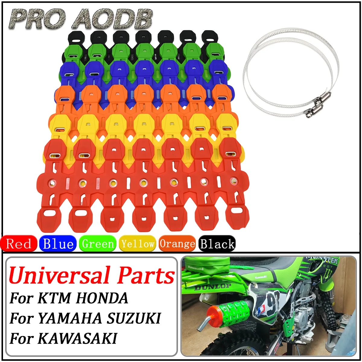 Motocross Universal Parts Exhaust Tail Pipe Protector Cover Guard For KTM SX XC XCF XCW XCWF SXF Yamaha Suzuki Honda Kawasaki
Motocross Universal Parts Exhaust Tail Pipe Protector Cover Guard For KTM SX XC XCF XCW XCWF SXF Yamaha Suzuki Honda Kawasaki