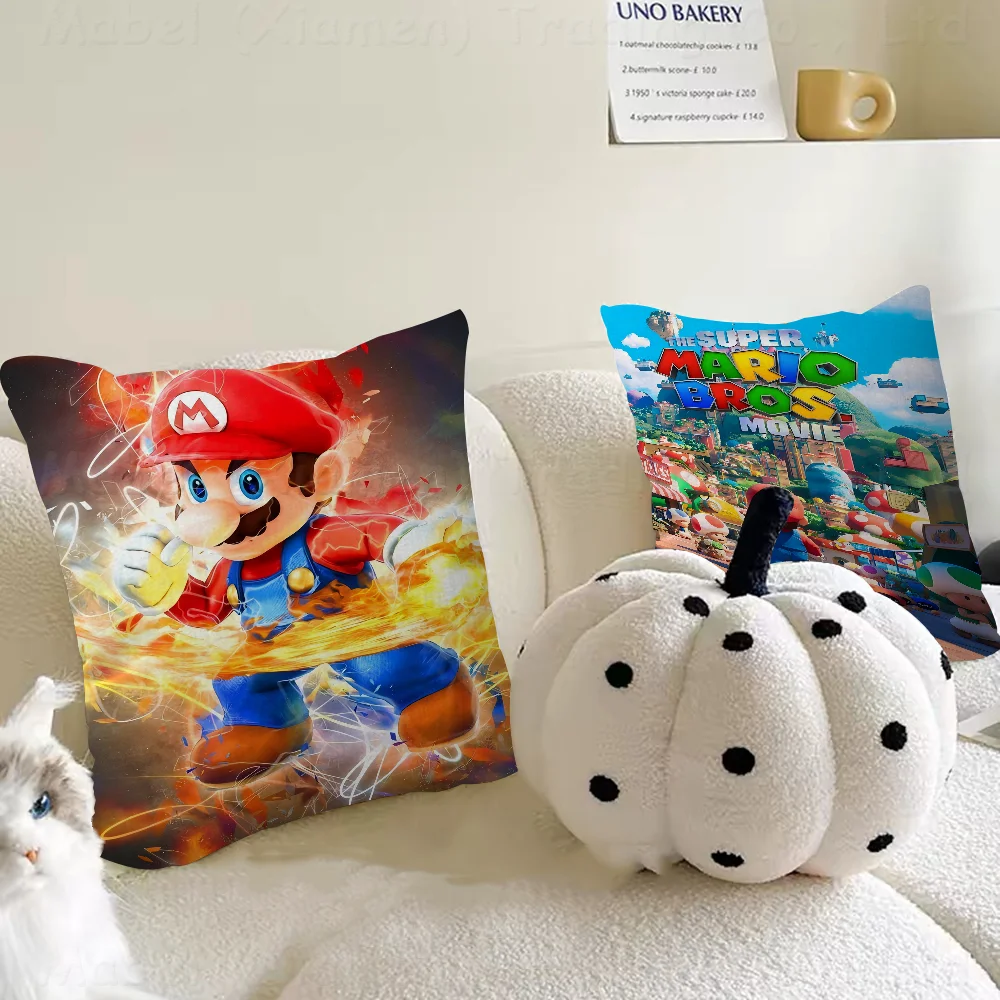S-SuperS M-MarioS Cushion Cover Pillow Cover Decor Pillowcase Printed Cushion Case For Couch
S-SuperS M-MarioS Cushion Cover Pillow Cover Decor Pillowcase Printed Cushion Case For Couch