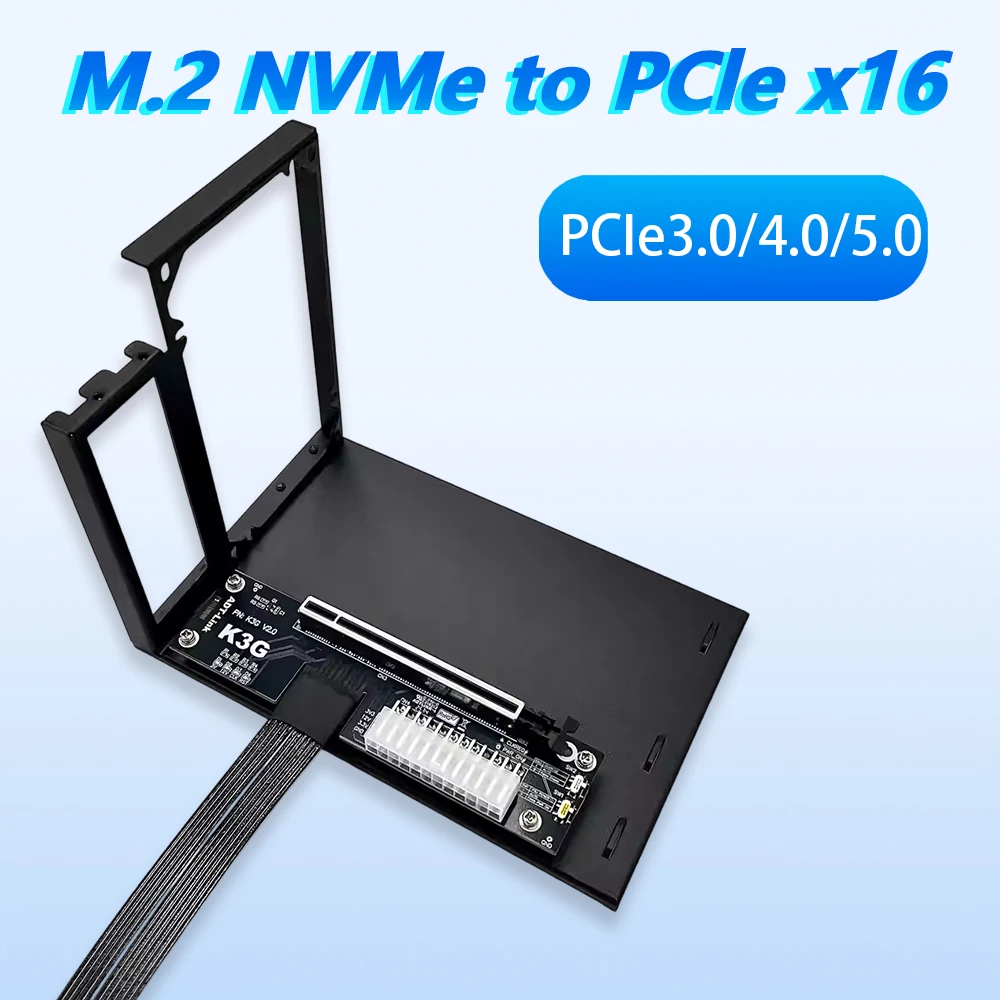 M.2 NVMe к PCIe X16 Внешний видеокарты для ноутбука Удлинительный кабель EGPU Адаптер R3G для ноутбука/NUC/STX/ITX 5,0/4.0/3.0 X4
M.2 NVMe к PCIe X16 Внешний видеокарты для ноутбука Удлинительный кабель EGPU Адаптер R3G для ноутбука/NUC/STX/ITX 5,0/4.0/3.0 X4