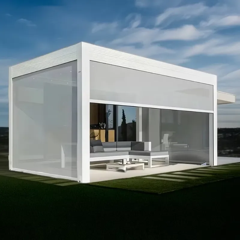 Motorized Aluminum Louver Roof System for Bioclimatic Smart Outdoor Pergola Gazebo Custom Size European Style Luxury Pergola
Motorized Aluminum Louver Roof System for Bioclimatic Smart Outdoor Pergola Gazebo Custom Size European Style Luxury Pergola