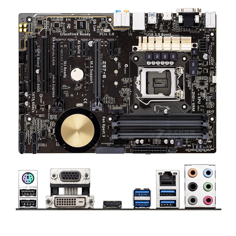 For Intel Z97 Z97-E motherboard Used original LGA1150 LGA 1150 DDR3 32GB USB2.0 USB3.0 SATA3 Desktop Mainboard
For Intel Z97 Z97-E motherboard Used original LGA1150 LGA 1150 DDR3 32GB USB2.0 USB3.0 SATA3 Desktop Mainboard