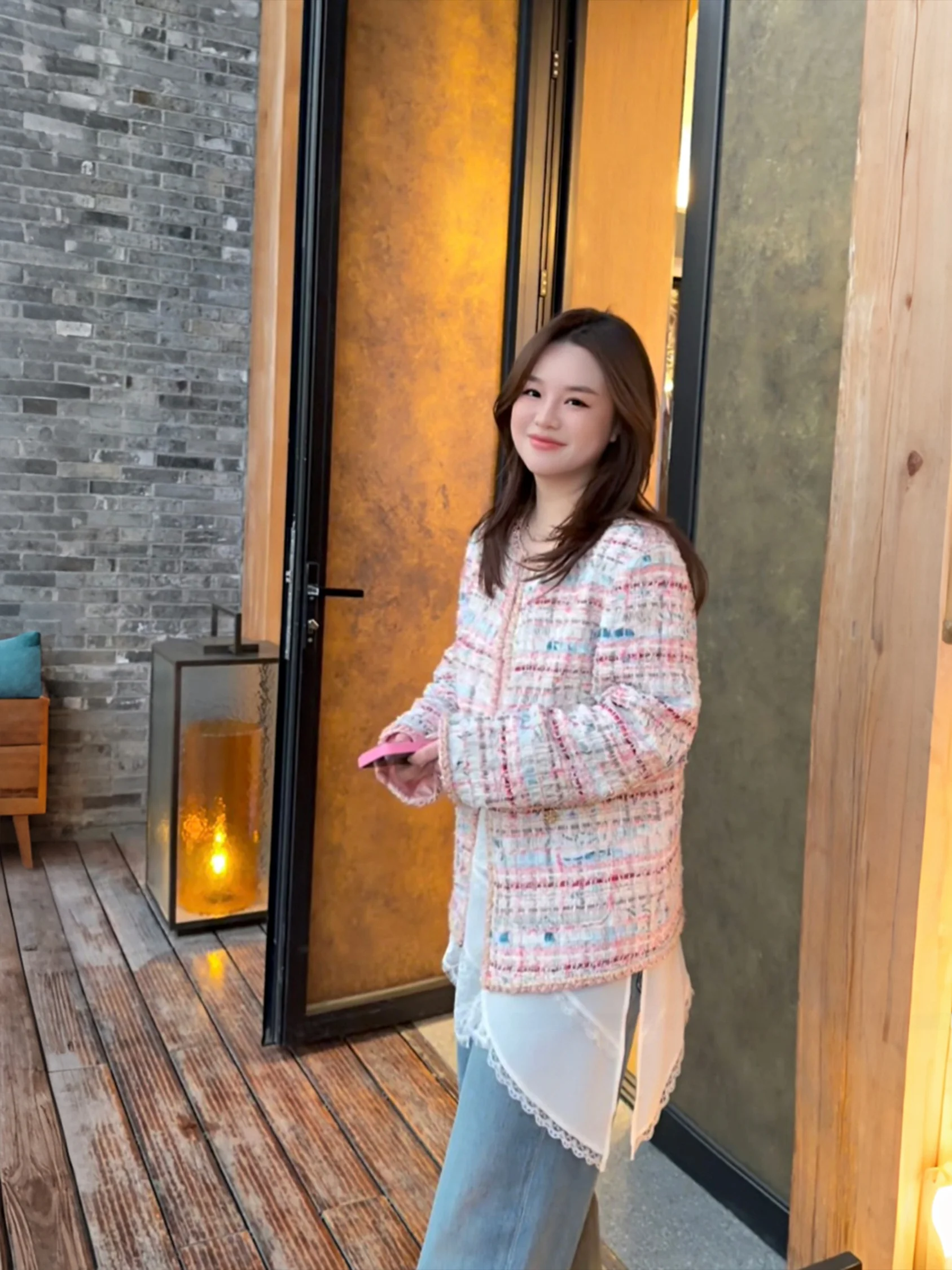 JoJo Private Collection Large Size Women's Faion Luxury Knitted Metal Chain H-Sle Small Fraance Sle Coat MK422
JoJo Private Collection Large Size Women's Faion Luxury Knitted Metal Chain H-Sle Small Fraance Sle Coat MK422