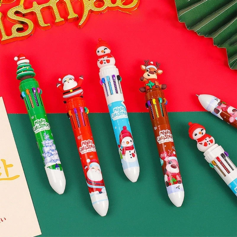 Christmas Ballpoint Pen Sequins Designed Multicolor Pen 10-in-1 Retractable Ballpoint Pen for Kid Game Reward
Christmas Ballpoint Pen Sequins Designed Multicolor Pen 10-in-1 Retractable Ballpoint Pen for Kid Game Reward