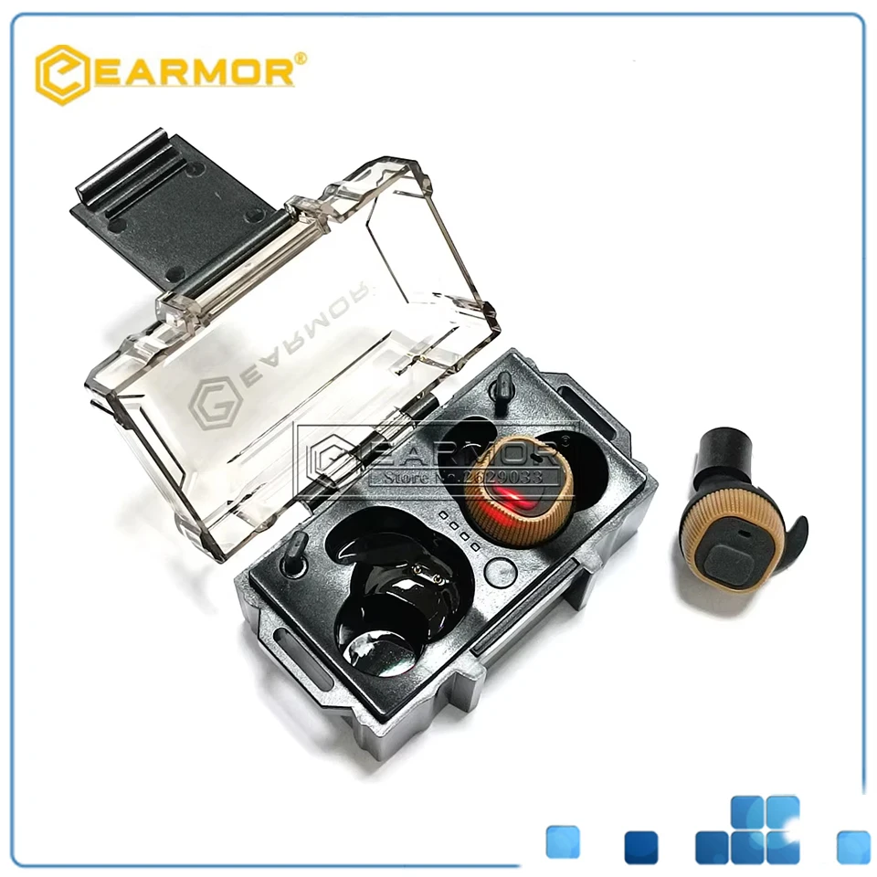 EARMOR Tactical Noise Reduction Earplug M20 Electronic Earplug for Shooting Training / Law Enforcement High-noise Environments
EARMOR Tactical Noise Reduction Earplug M20 Electronic Earplug for Shooting Training / Law Enforcement High-noise Environments