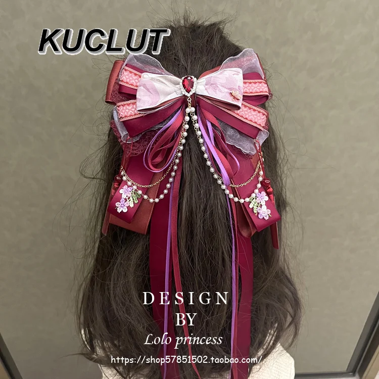 Long Floating Hair Accessory Wedding Headpiece Girl Hairpin Handmade Bow Fashion Sweet New Headwear Cute Haiclip for Women
Long Floating Hair Accessory Wedding Headpiece Girl Hairpin Handmade Bow Fashion Sweet New Headwear Cute Haiclip for Women