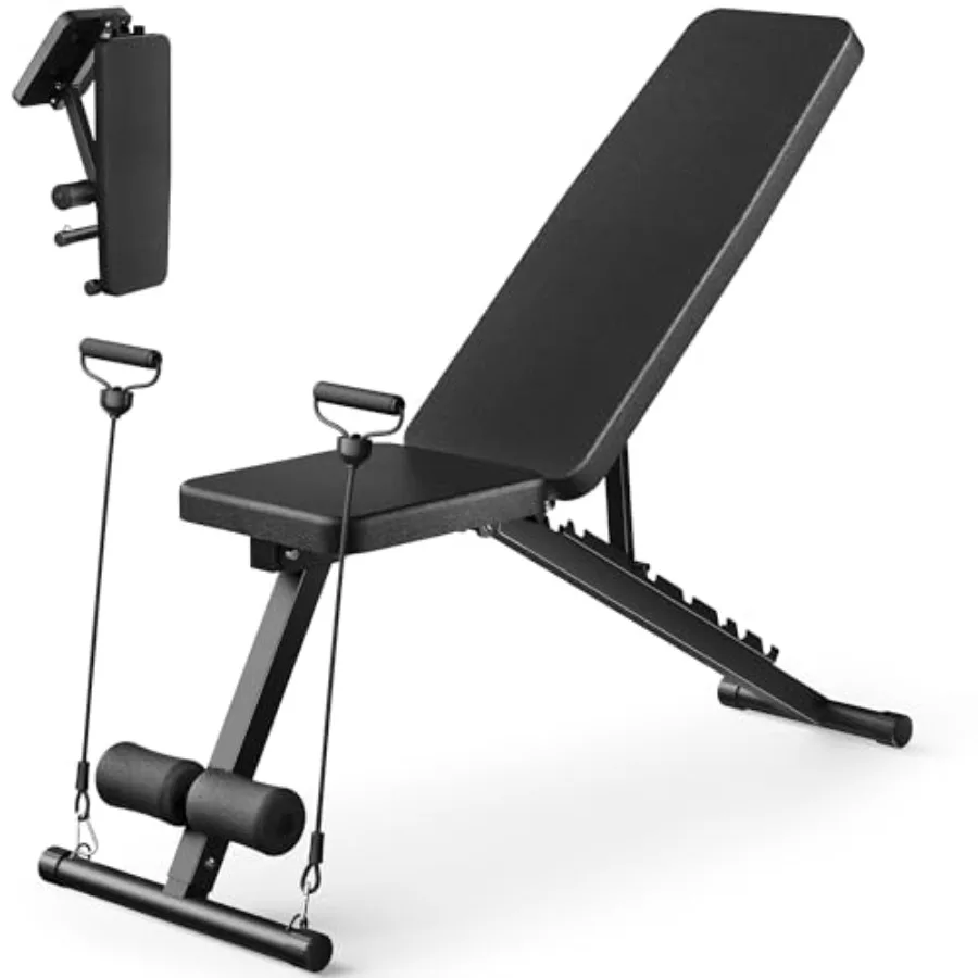 Adjustable Weight Bench for Home Gym, Foldable Workout Bench for Full Body Fitness Dumbbell Exercise, 600LBS Incline Decline Fl
Adjustable Weight Bench for Home Gym, Foldable Workout Bench for Full Body Fitness Dumbbell Exercise, 600LBS Incline Decline Fl