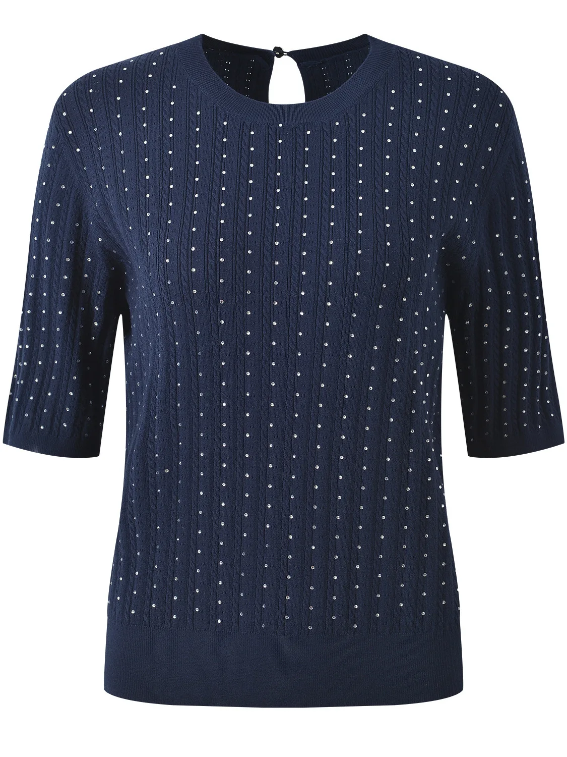 Summer 2026 Slim Fit Casual Knitted round Neck Short Sleeve T-Shirt Glitter Ice Silk Women's Top Fashion Trend 2026
Summer 2026 Slim Fit Casual Knitted round Neck Short Sleeve T-Shirt Glitter Ice Silk Women's Top Fashion Trend 2026