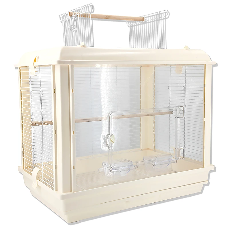 Panoramic bird cage Parrot large transparent acrylic cage splash-proof breeding
Panoramic bird cage Parrot large transparent acrylic cage splash-proof breeding