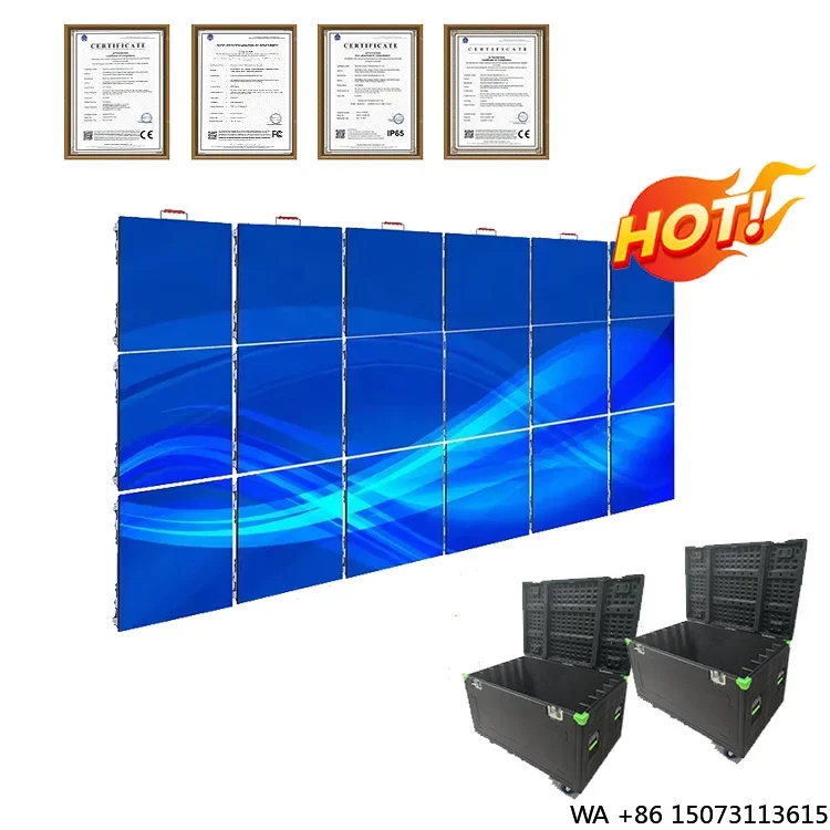 HD Waterproof P2.604/P2.976/P3.91/P4.81 Movable LED Rental Screen for Stage
HD Waterproof P2.604/P2.976/P3.91/P4.81 Movable LED Rental Screen for Stage