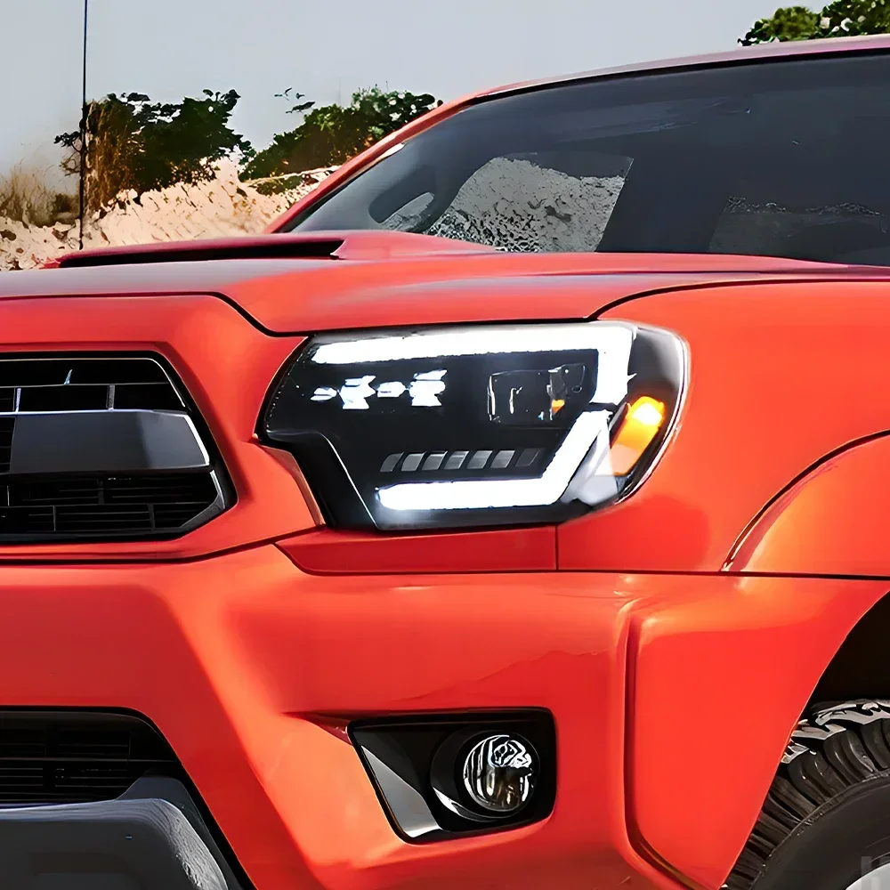 Модифицированный автомобильный передний фонарь для Toyota Tacoma 2012-2015, светодиодная автоматическая фара в сборе, обновленная бифокальная линза с высокой настройкой, аксессуар
Модифицированный автомобильный передний фонарь для Toyota Tacoma 2012-2015, светодиодная автоматическая фара в сборе, обновленная бифокальная линза с высокой настройкой, аксессуар