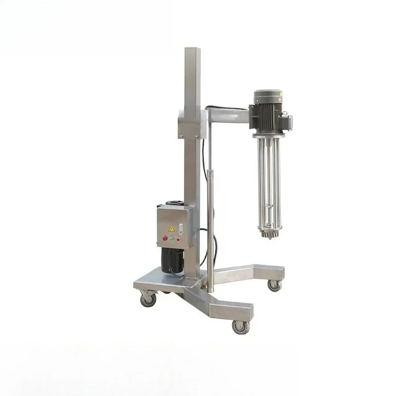 Cosmetics Cream Hydraulic Lifting Emulsifier Homogenizer High Shear Mixer Shampoo Mixer Dry Shampoo Forming Machine