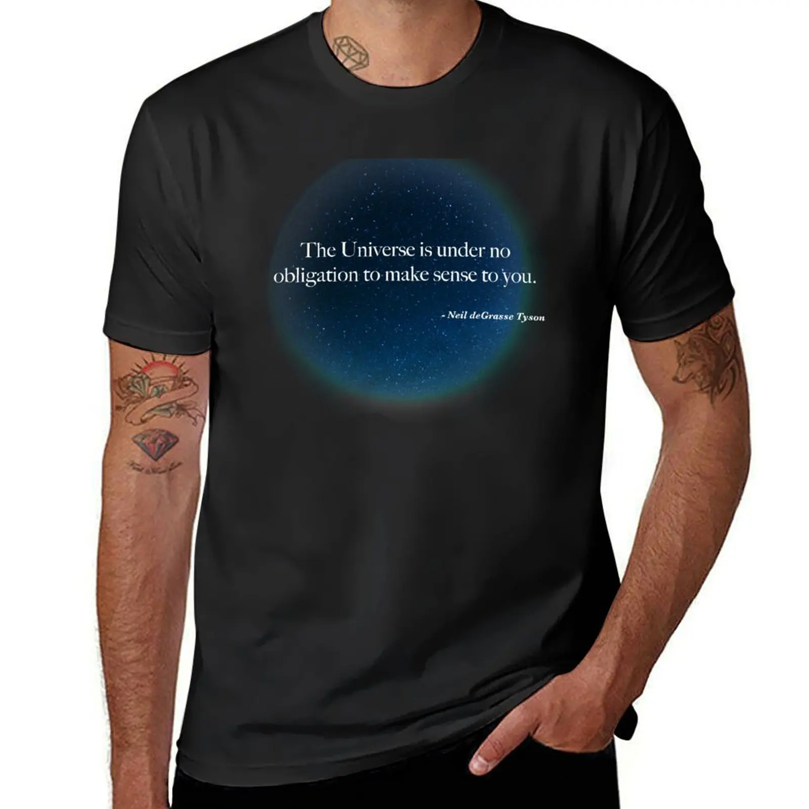 Neil deGrasse Tyson on The Universe T-Shirt blue lock summer shirt cheap stuff plus sizes workout shirts for men
Neil deGrasse Tyson on The Universe T-Shirt blue lock summer shirt cheap stuff plus sizes workout shirts for men