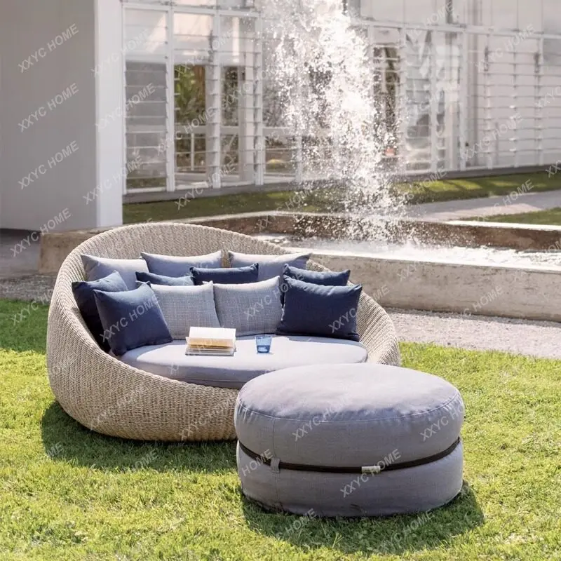 Outdoor rattan sofa garden balcony leisure woven chair
Outdoor rattan sofa garden balcony leisure woven chair