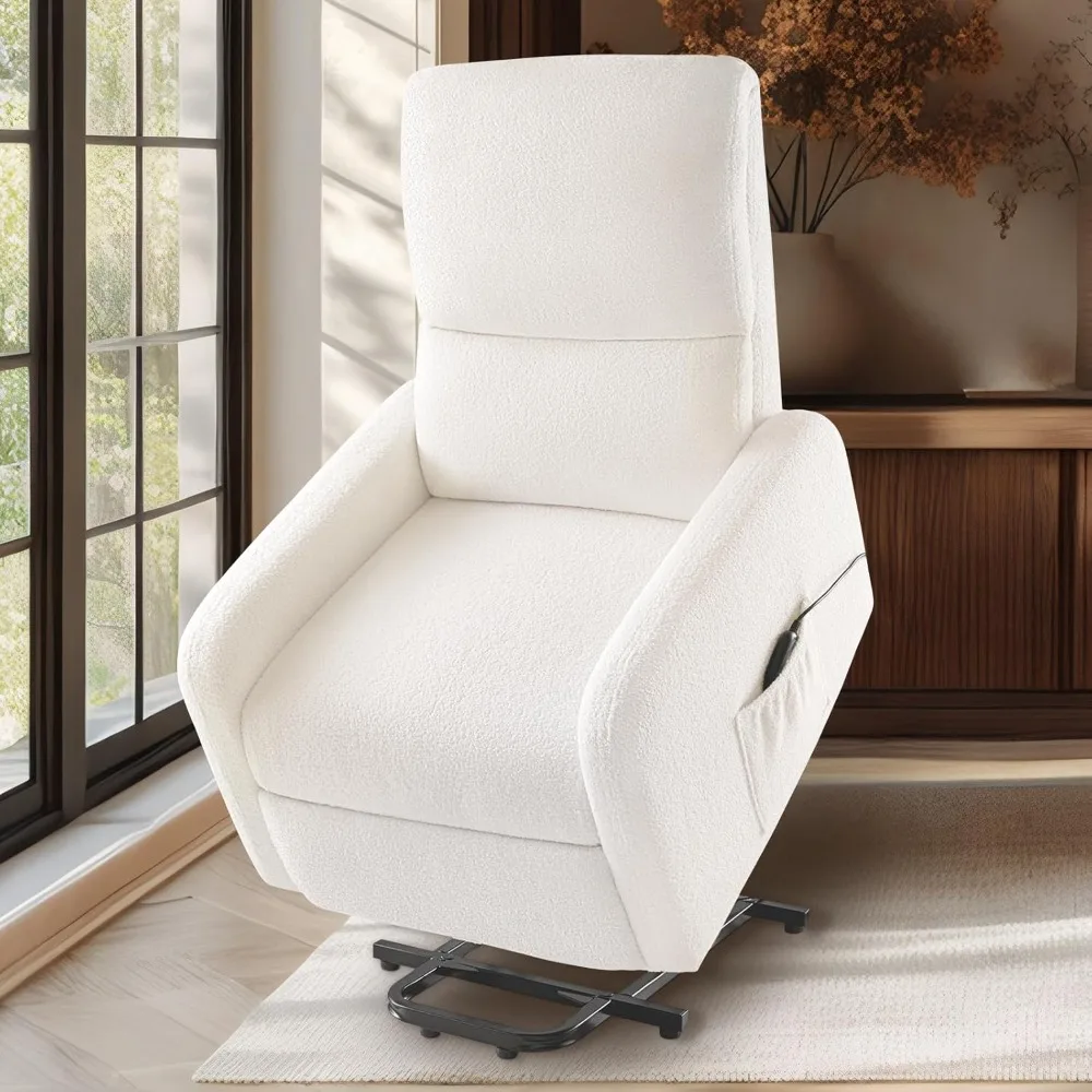 Power Lift Recliner Chairs for Elderly, Small Electric Recliners with Side Pocket, Comfy Upholstered Modern Nursing Single Sofa
Power Lift Recliner Chairs for Elderly, Small Electric Recliners with Side Pocket, Comfy Upholstered Modern Nursing Single Sofa