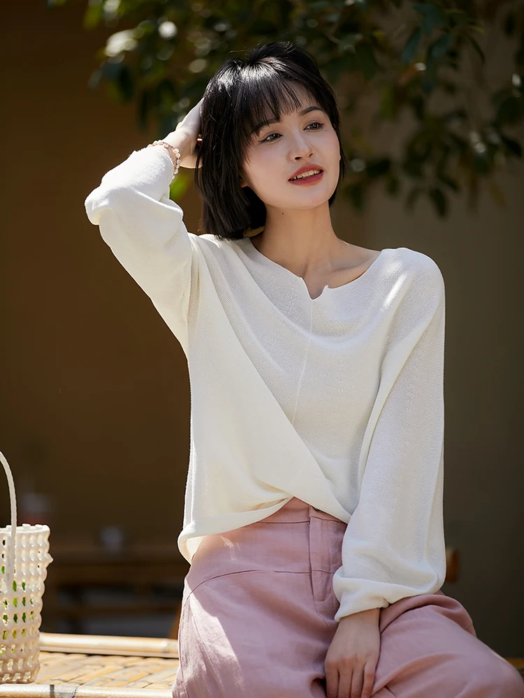 uman Knitted Ele Knitwear Sl Paper Silk Small V-ne Top Warmth OL Sle Polyester Fiber Long Sve Lantern Sve
uman Knitted Ele Knitwear Sl Paper Silk Small V-ne Top Warmth OL Sle Polyester Fiber Long Sve Lantern Sve