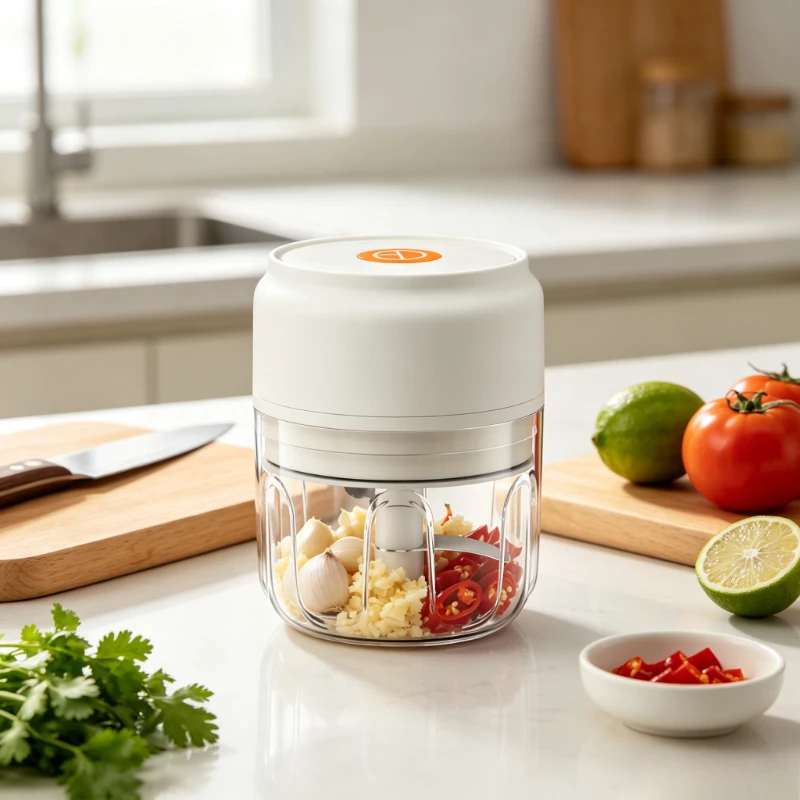 Garlic Chopper, Detachable Washable Multi-Functional Food Mincer Press for Quick Garlic, Onion & Spice Prep in Daily Kitchen
Garlic Chopper, Detachable Washable Multi-Functional Food Mincer Press for Quick Garlic, Onion & Spice Prep in Daily Kitchen