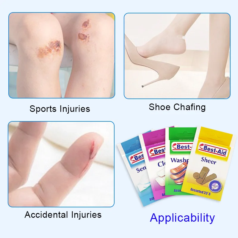 20/80 шт. Гибкая тканевая клейкая повязка, защита и уход за ранами для минорных порезов и ожогов, для оказания первой помощи и ухода за ранами
20/80 шт. Гибкая тканевая клейкая повязка, защита и уход за ранами для минорных порезов и ожогов, для оказания первой помощи и ухода за ранами