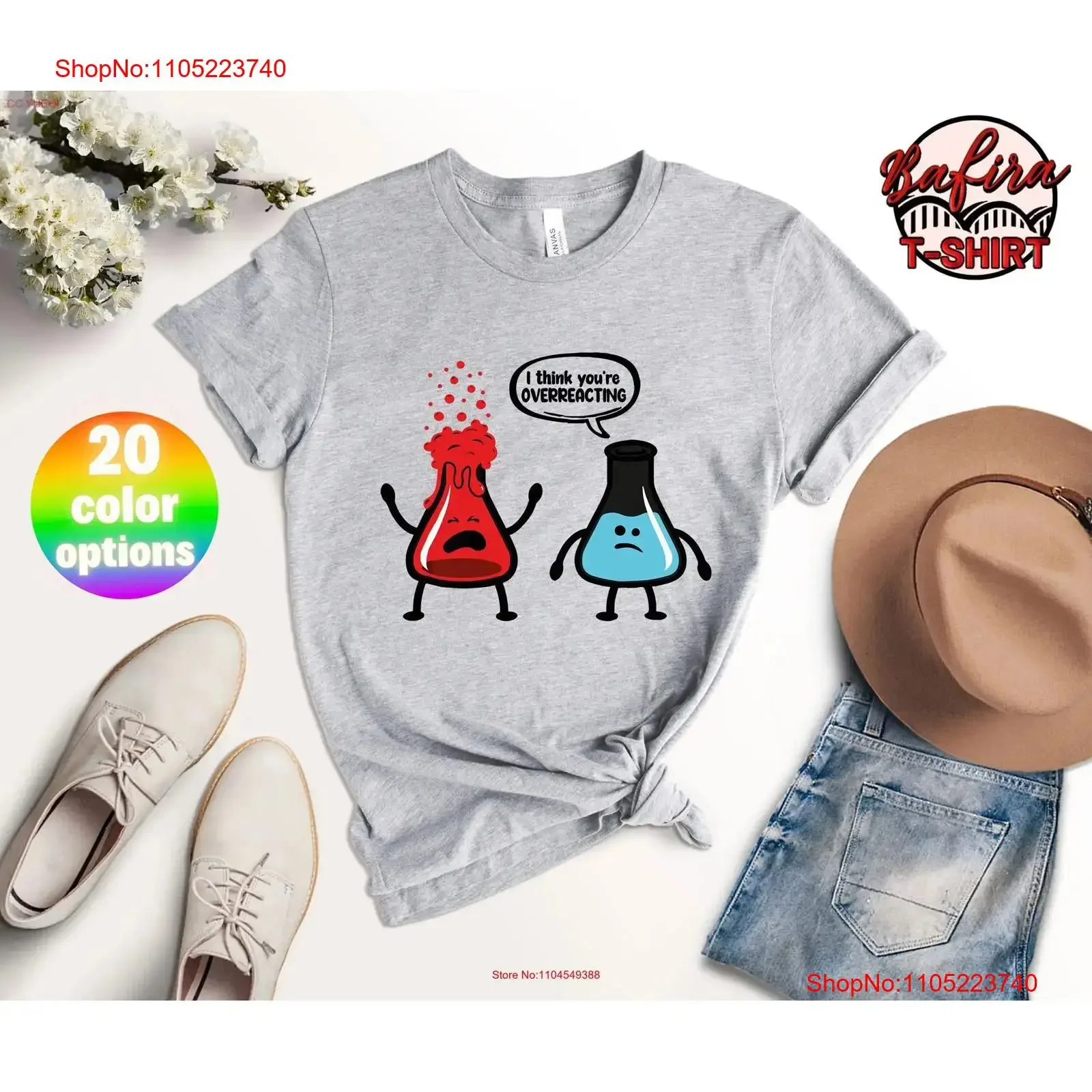 I Think You're Overreacting T Shirt Science Teacher Funny For Lover Chemistry vintage Washed Breathable Stretched Comfortable
I Think You're Overreacting T Shirt Science Teacher Funny For Lover Chemistry vintage Washed Breathable Stretched Comfortable