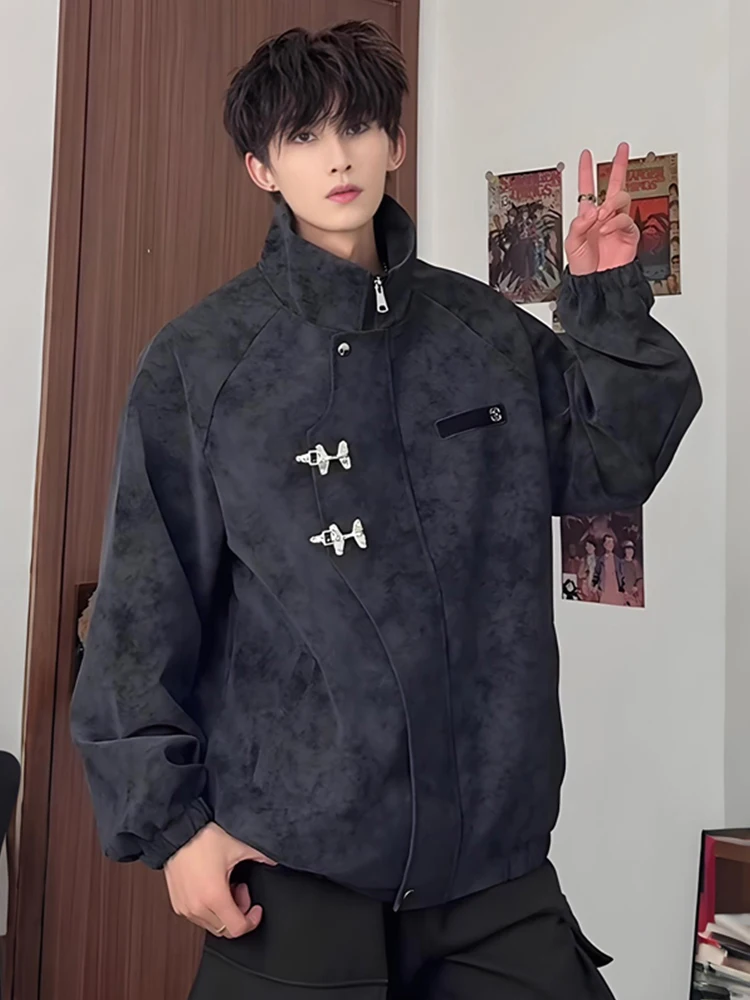 New Chinese Sle Matte Dyed PU Leather Jaet Men's Sli ort Baseball Sle Workwear Outerwear Stand Collar Waterproof 
New Chinese Sle Matte Dyed PU Leather Jaet Men's Sli ort Baseball Sle Workwear Outerwear Stand Collar Waterproof