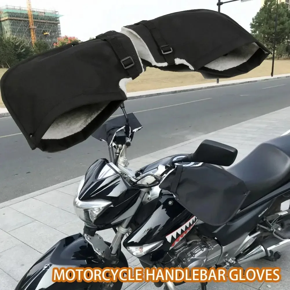 Motorcycle Handlebar Gloves Windproof Winter Warm Velvet Covers For Motorcycle Scooter Electric Vehicles
Motorcycle Handlebar Gloves Windproof Winter Warm Velvet Covers For Motorcycle Scooter Electric Vehicles