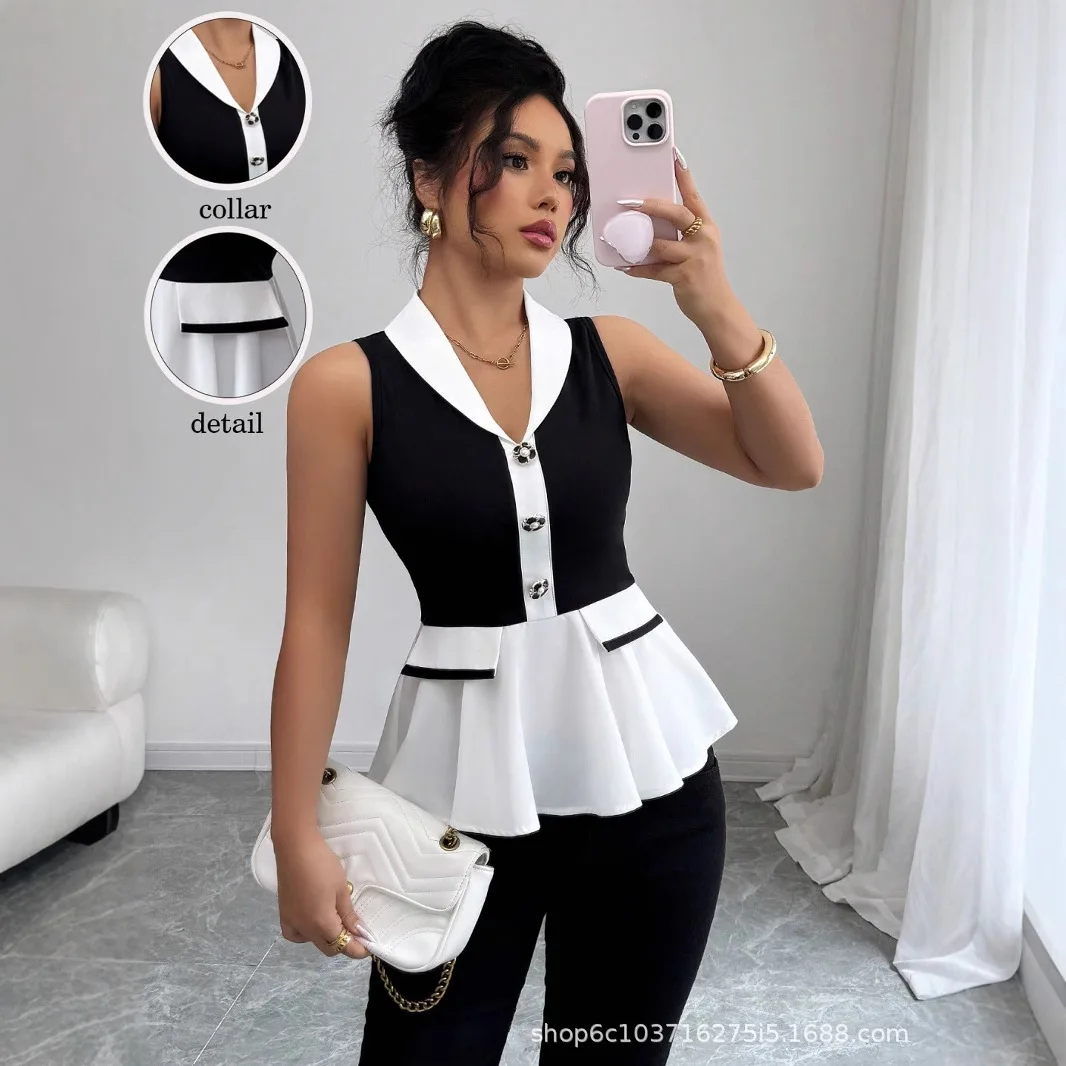 Women's 2026 New Spring/summer Fashion: Chic Waist-cinching V-neck Blazer, Elegant Socialite Style Trendy Suit Jacket
Women's 2026 New Spring/summer Fashion: Chic Waist-cinching V-neck Blazer, Elegant Socialite Style Trendy Suit Jacket
