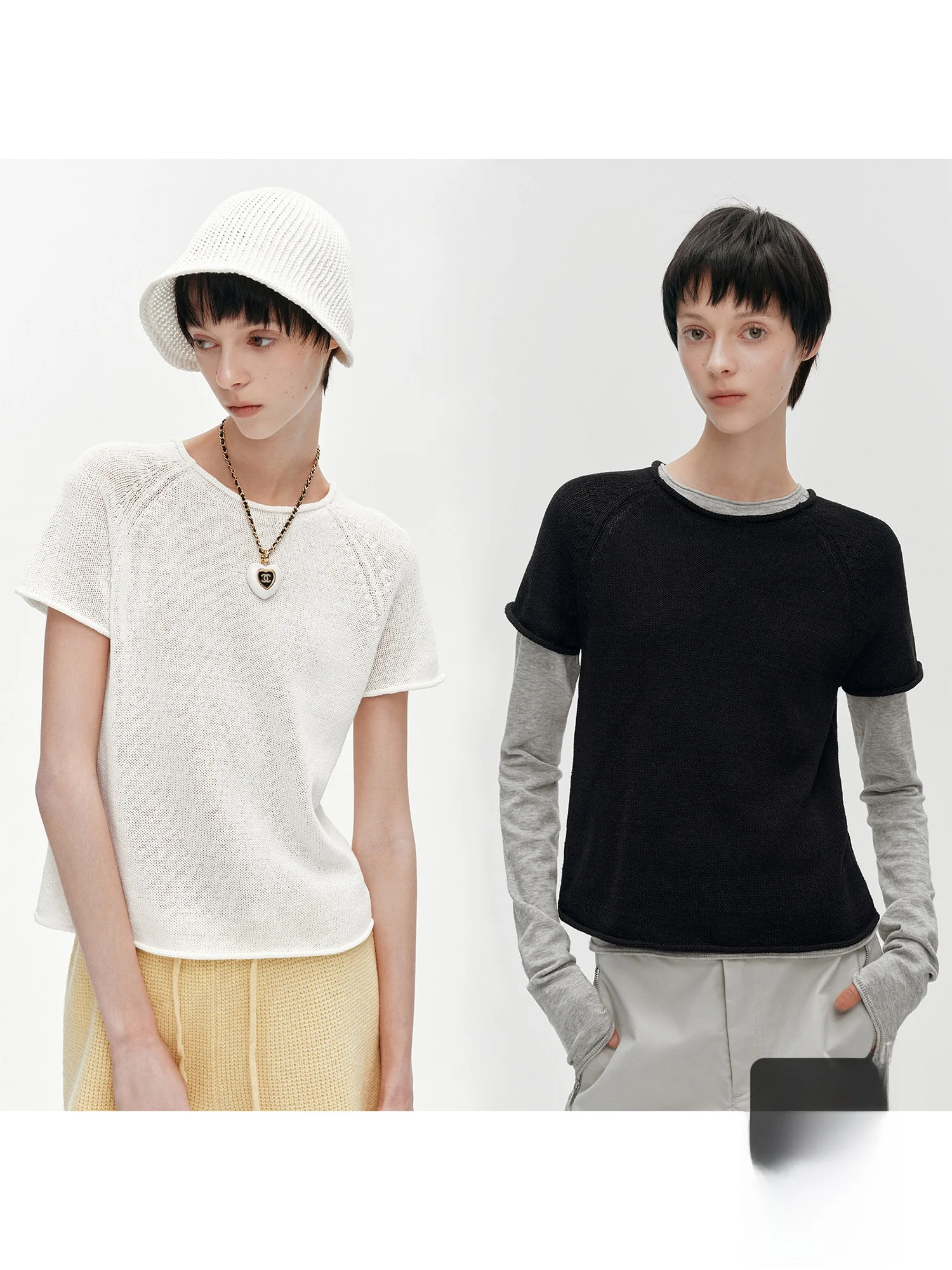 Hua Ji Yan Linen Cotton Blend Cool Feeling Breathable Loose Knitted Short Sleeve T-Shirt Women Summer round Neck Commute Style
Hua Ji Yan Linen Cotton Blend Cool Feeling Breathable Loose Knitted Short Sleeve T-Shirt Women Summer round Neck Commute Style