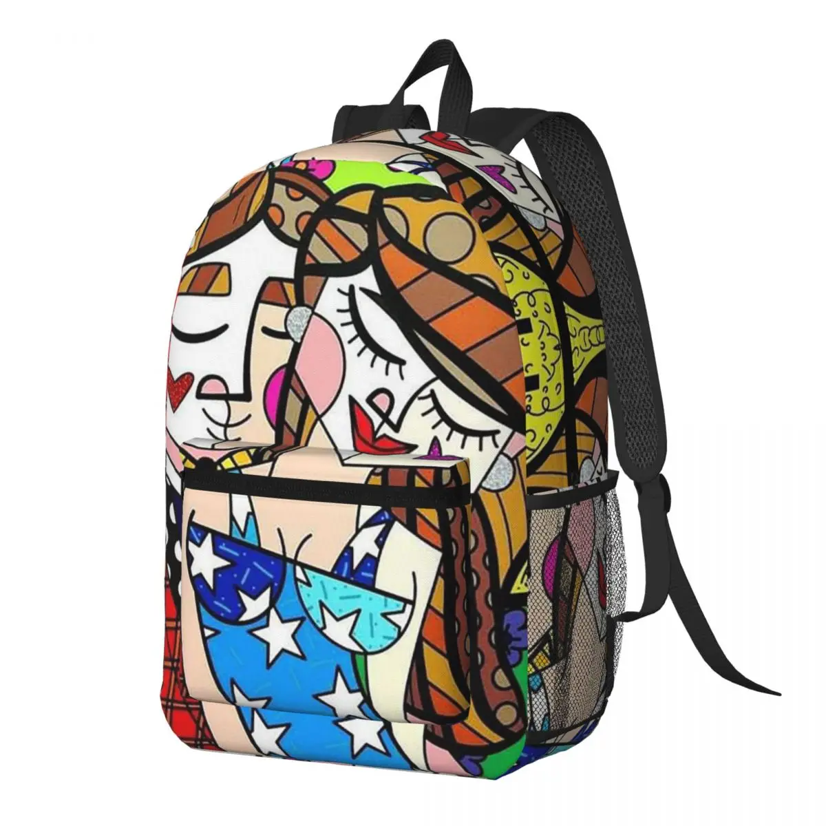 Romero Britto Backpack Hot Sale Daypack Large Capacity Kids BookBag School Bag Shoulder Bags for Men Women
Romero Britto Backpack Hot Sale Daypack Large Capacity Kids BookBag School Bag Shoulder Bags for Men Women