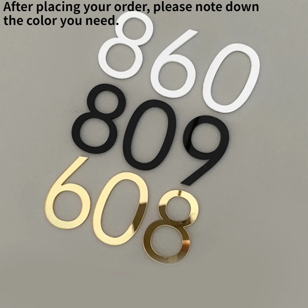 Adhesive 3D Door Sign Outdoor Email Apartment Hotel Room Address Modern Home Acrylic Stereoscopic Digital Creative Number Plate
Adhesive 3D Door Sign Outdoor Email Apartment Hotel Room Address Modern Home Acrylic Stereoscopic Digital Creative Number Plate