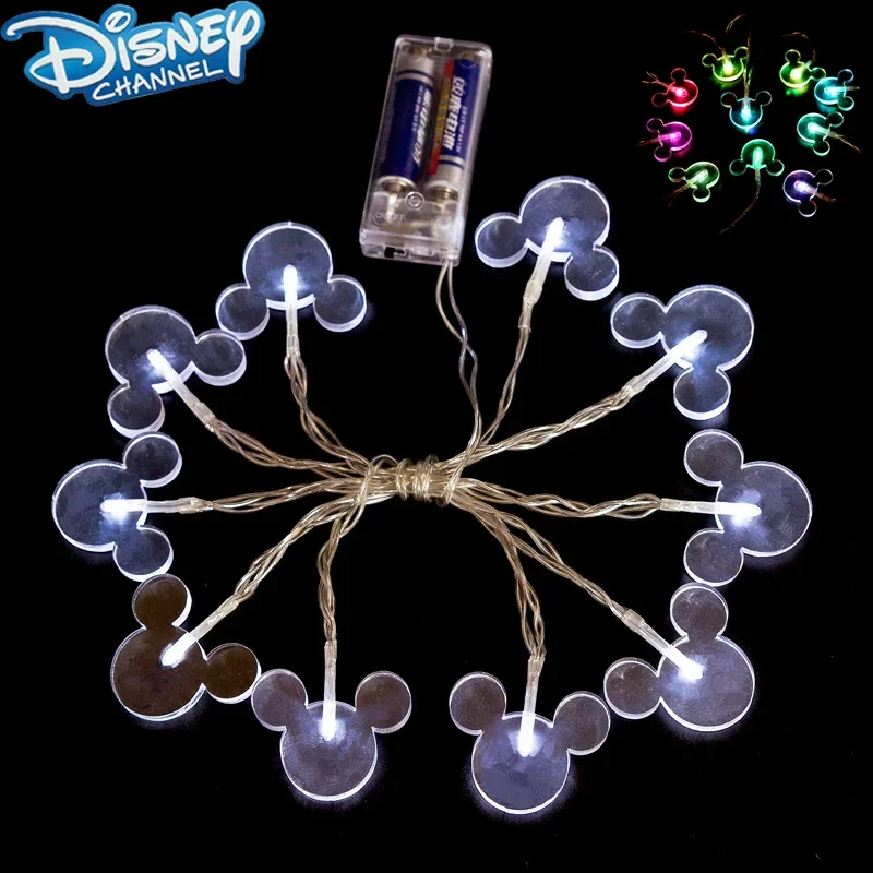 1.65m Disney Mickey Mouse Modeling Light String Christmas Tree Lights Children's Birthday Modeling Light Party Layout Materials
1.65m Disney Mickey Mouse Modeling Light String Christmas Tree Lights Children's Birthday Modeling Light Party Layout Materials