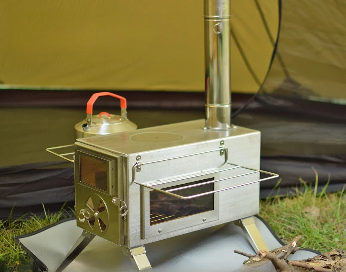Outdoor camping foldable portable stainless steel wood stove heating stove picnic barbecue
Outdoor camping foldable portable stainless steel wood stove heating stove picnic barbecue