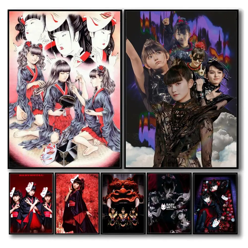 B-Babym_metal Pop Group Music Star Poster Sticky Wall Art Printing Waterproof Home Living Bed Room Bar Aesthetic Decor
B-Babym_metal Pop Group Music Star Poster Sticky Wall Art Printing Waterproof Home Living Bed Room Bar Aesthetic Decor