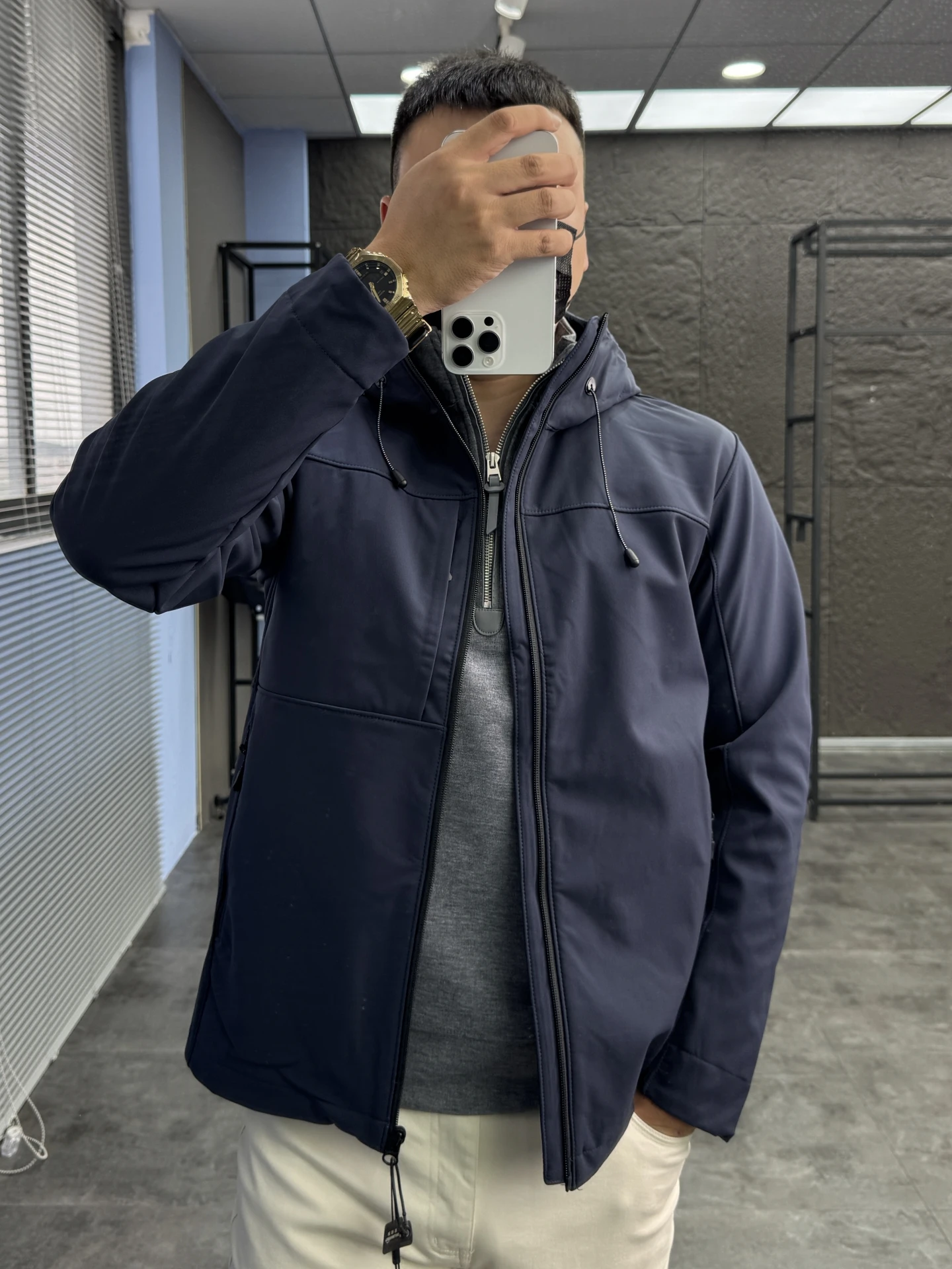 Men's Fce Lined Hooded Jaet Outdoor Thi Warm Casual Coat Autumn Season Polyester Fiber Stand Fit Long Sve Zipper...
Men's Fce Lined Hooded Jaet Outdoor Thi Warm Casual Coat Autumn Season Polyester Fiber Stand Fit Long Sve Zipper...