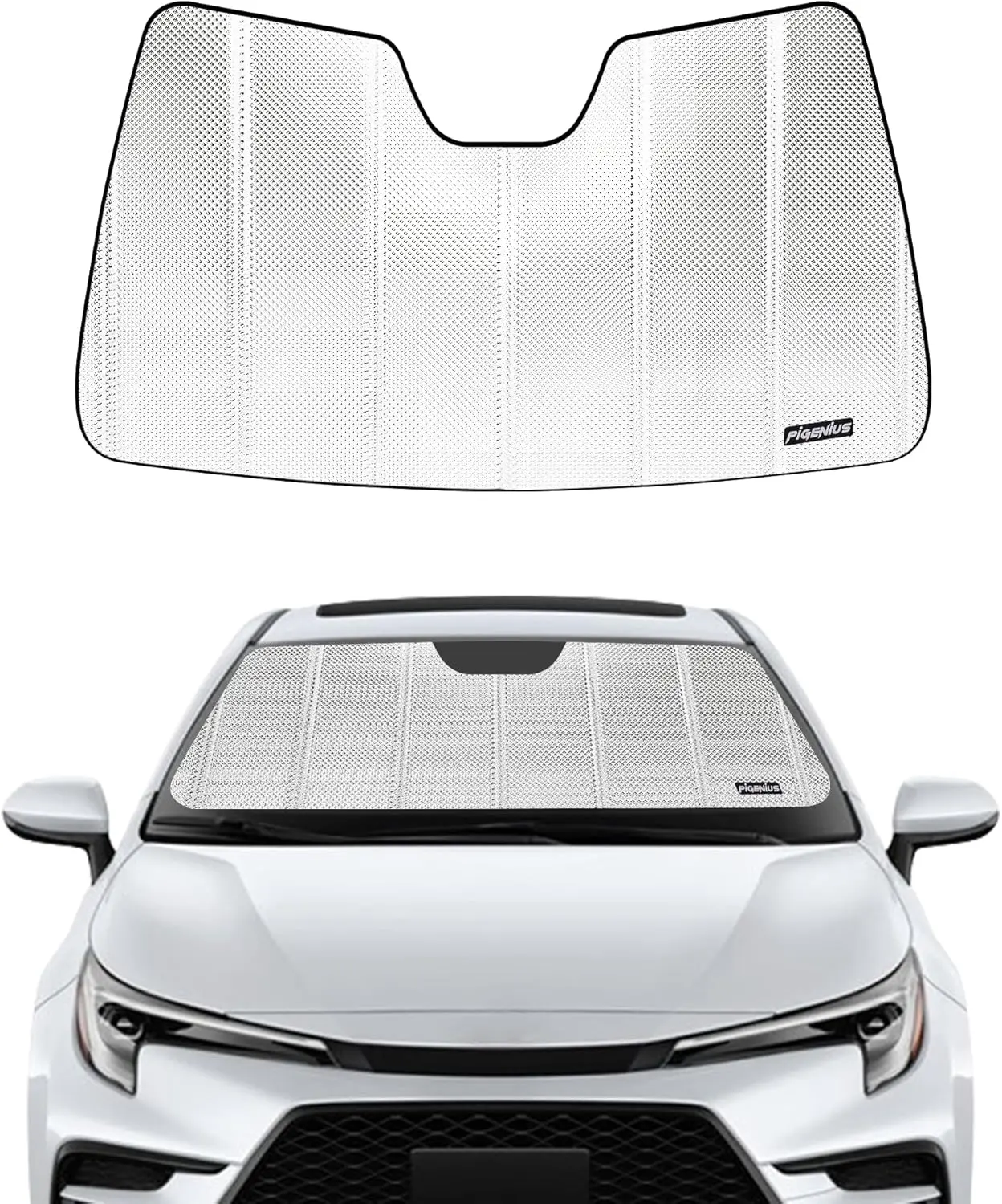 Custom Fit Sunshade for Toyota Corolla 2019-2025 Sedan & Hatchback - Reflective UV Protection
Custom Fit Sunshade for Toyota Corolla 2019-2025 Sedan & Hatchback - Reflective UV Protection