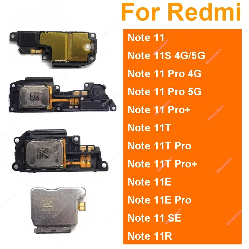 Громкий динамик, звуковой зуммер для Xiaomi Redmi Note 11 11E 11R 11SE 11T 11s Pro + 4G 5G, запасные части для звонка громкоговорителя
Громкий динамик, звуковой зуммер для Xiaomi Redmi Note 11 11E 11R 11SE 11T 11s Pro + 4G 5G, запасные части для звонка громкоговорителя