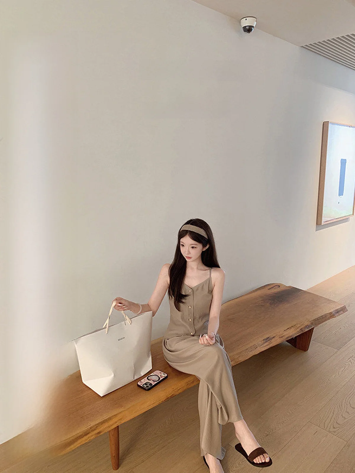 Seoul Holiday Le Meurice Casual Pants with Sling Straps Drifting Style High Waist Wide Leg Korean Version Summer Polyester
Seoul Holiday Le Meurice Casual Pants with Sling Straps Drifting Style High Waist Wide Leg Korean Version Summer Polyester