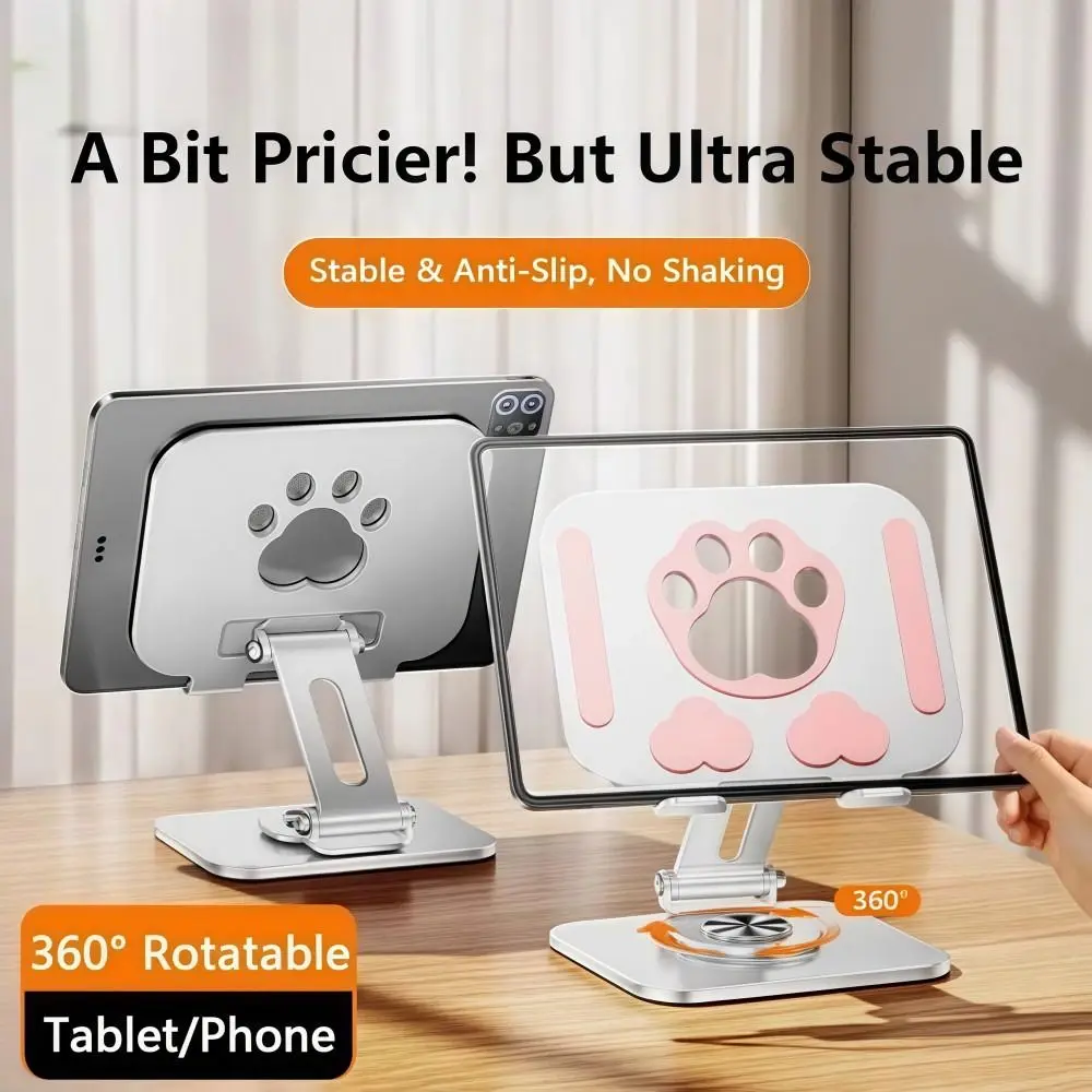 Foldable Cat Claws Tablet Holder 360° Rotation Hollowed-out Alloy Tablet Stand Heat Dissipation Rotatable Phone Stand
Foldable Cat Claws Tablet Holder 360° Rotation Hollowed-out Alloy Tablet Stand Heat Dissipation Rotatable Phone Stand