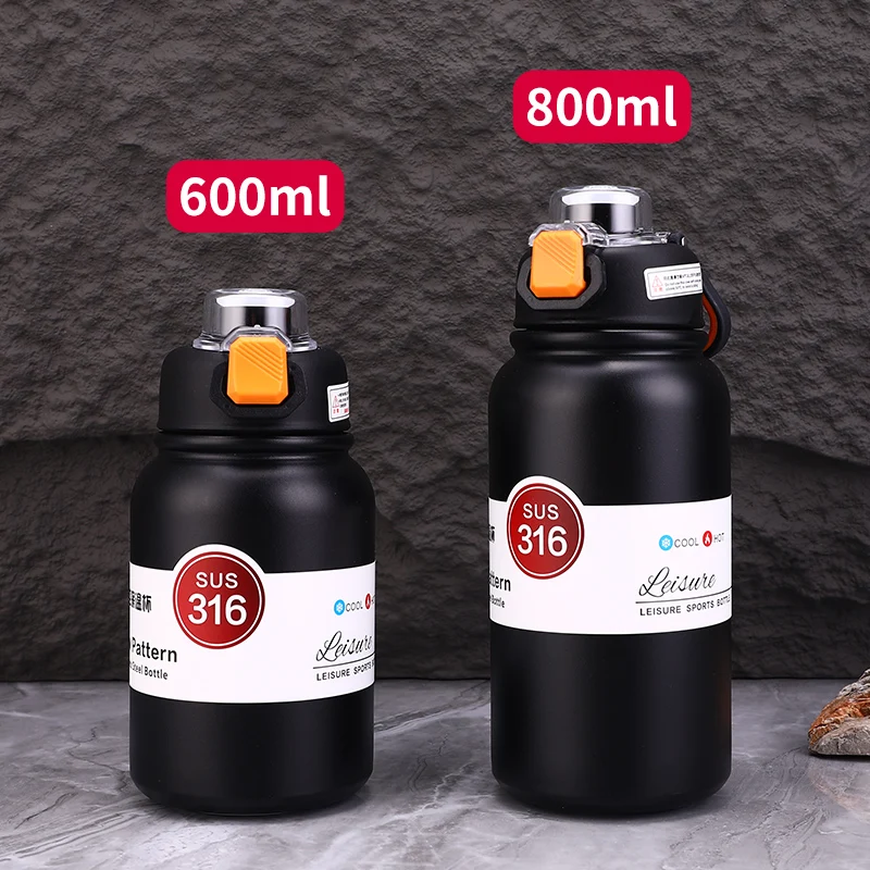 Портативная спортивная бутылка для воды из нержавеющей стали, термос большой емкости для мужчин, женщин, студентов и детей
Портативная спортивная бутылка для воды из нержавеющей стали, термос большой емкости для мужчин, женщин, студентов и детей