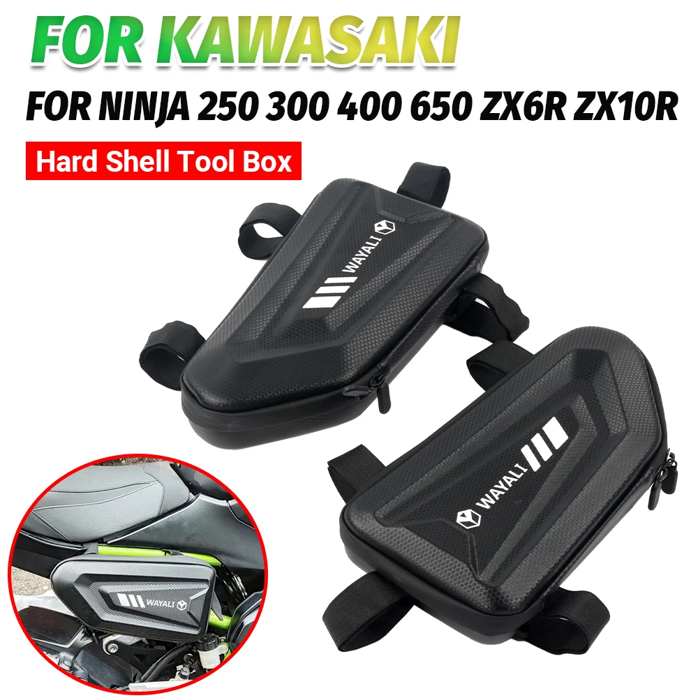 For KAWASAKI Ninja 400 650 300 250 R ZX10R ZX6R Motorcycle Accessories Hard Shell Triangle Side Bag Waterproof Storage Tool Bag
For KAWASAKI Ninja 400 650 300 250 R ZX10R ZX6R Motorcycle Accessories Hard Shell Triangle Side Bag Waterproof Storage Tool Bag